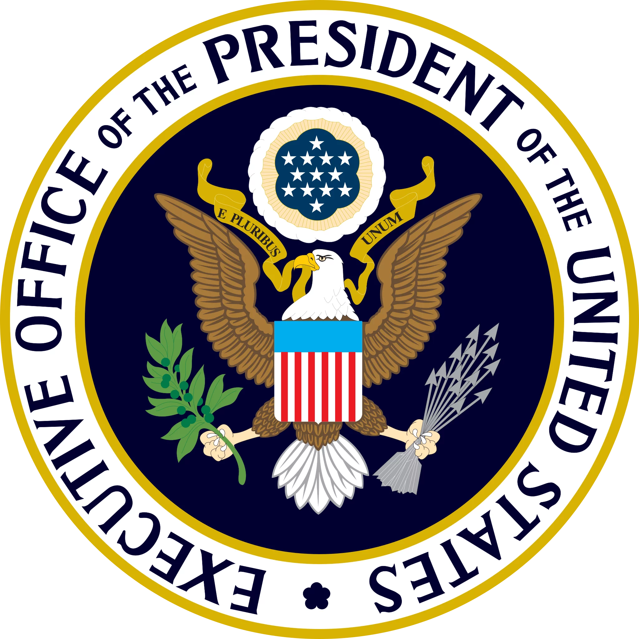 Office of the President of the United States seal | i3solutions Seal of the U.S. President featuring eagle and national symbols.