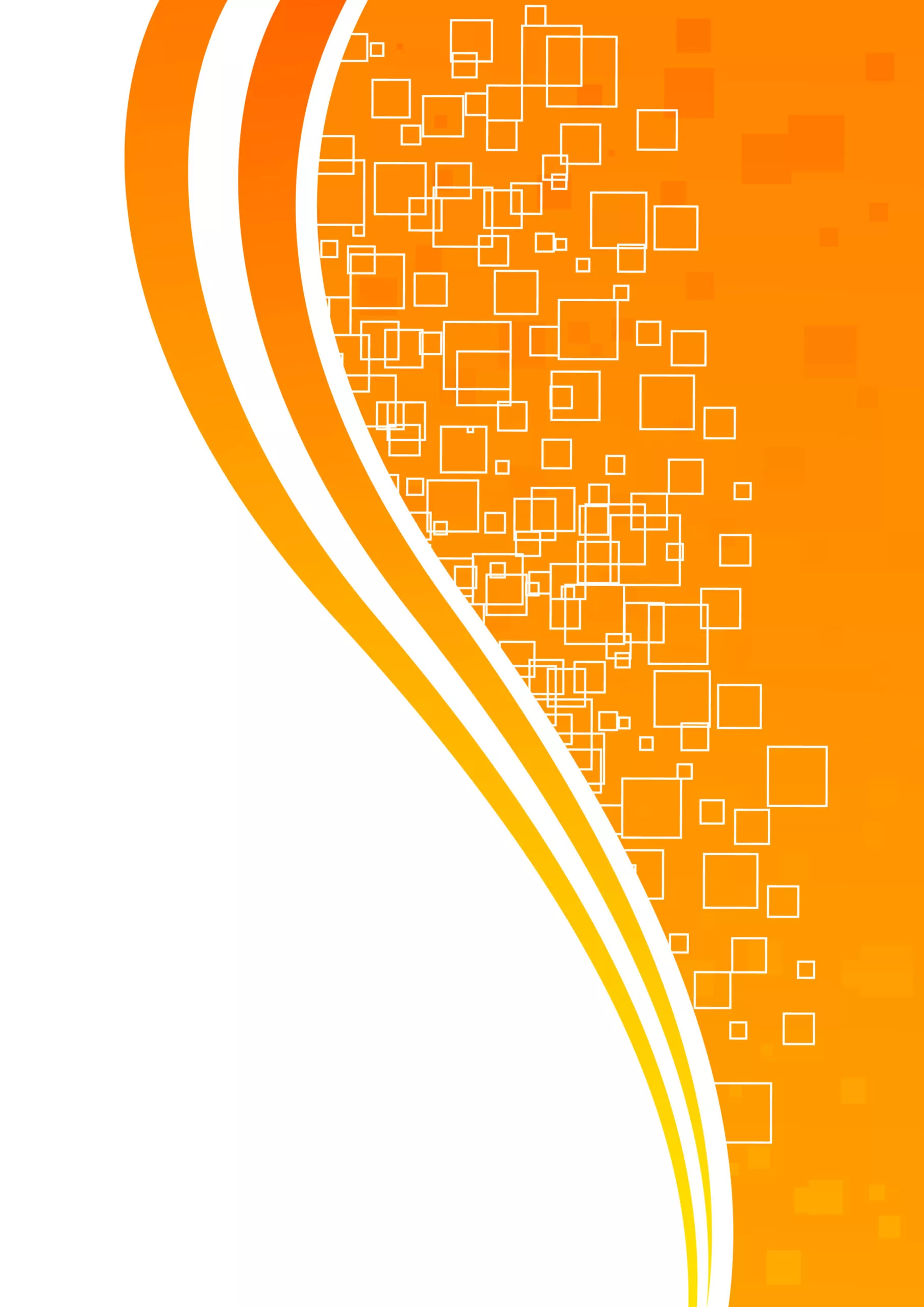 i3solutions Digital Technology Background | i3solutions Modern digital technology background with orange squares and flowing lines.