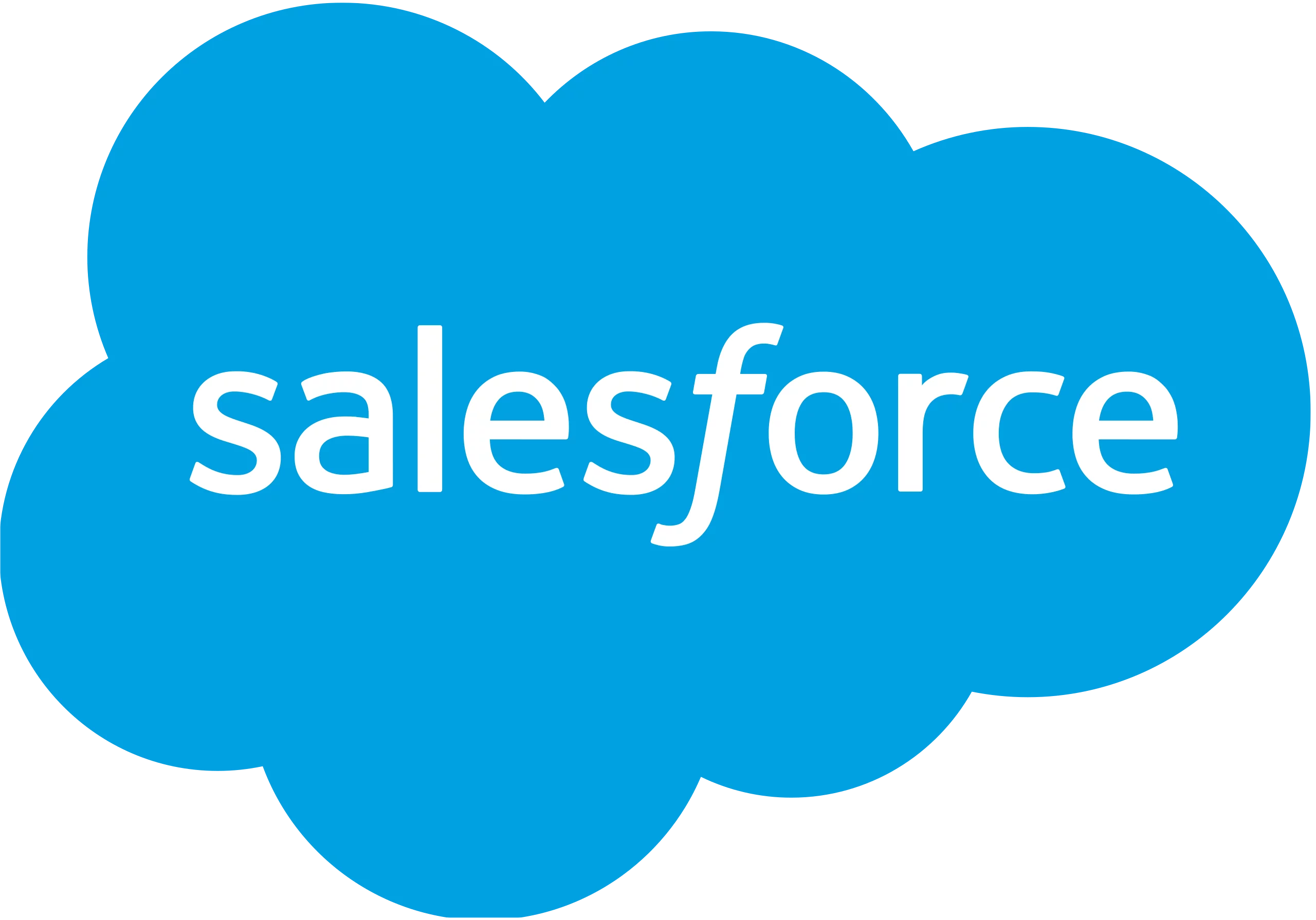 Salesforce Cloud Technology | i3solutions Salesforce cloud logo representing CRM and cloud computing solutions.