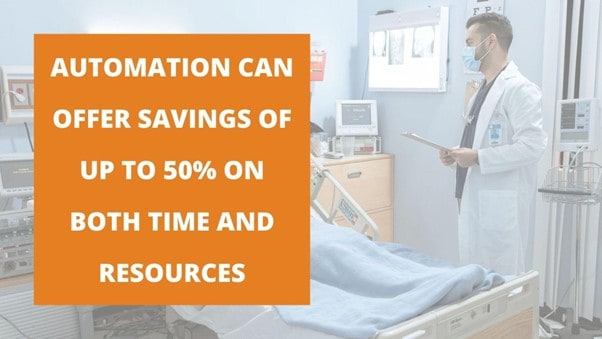 automation for hospital IT can save up to 50% on time and resources