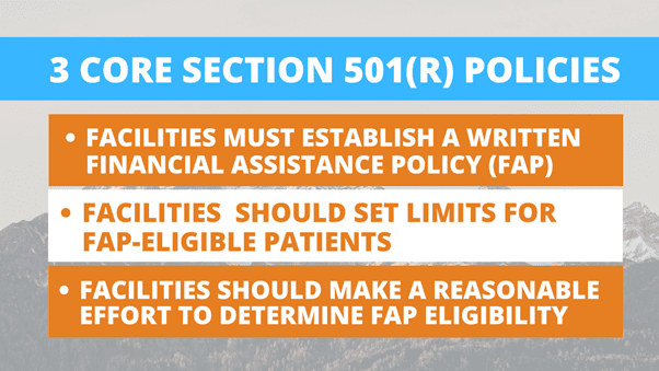 3 core section 501r policies for healthcare to stay fap compliant