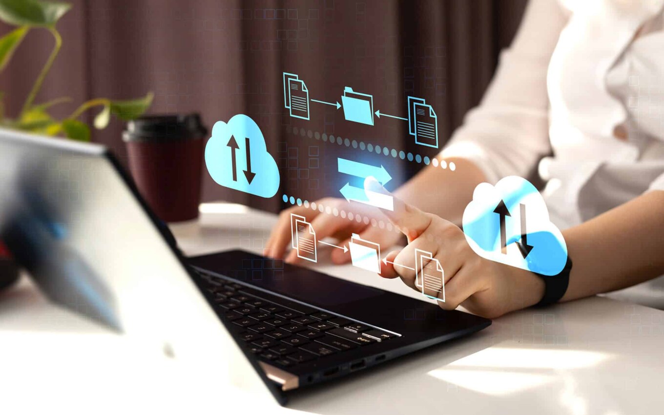 Exchange information and data with internet cloud technology
