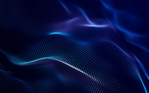 Abstract background with a dynamic wave