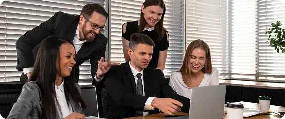Professional Business Team Collaboration | i3solutions Leaders aligning enterprise analytics priorities and success measures