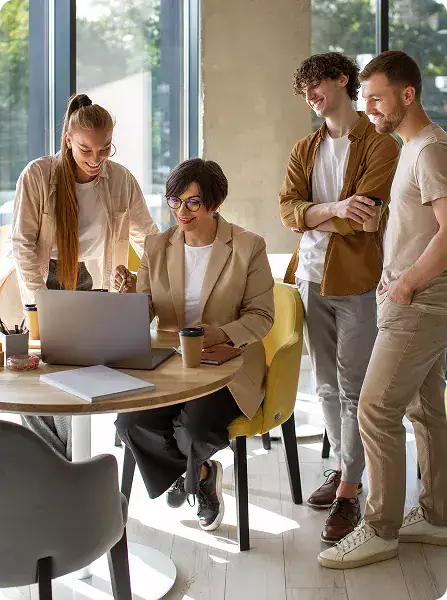 Team Collaboration at i3solutions Office | i3solutions Analytics use cases for enterprises including executive dashboards, financial planning, customer analytics, operational insights, and workforce analytics.