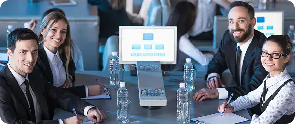 Professional Business Meeting for CRM Solutions | i3solutions Discovery and assessment to define CRM and automation priorities, risks, and readiness for enterprise-scale delivery.