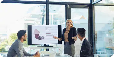 Enterprise Solutions Meeting with Data Analysis | i3solutions Improving operational reliability and leadership visibility through governed Microsoft integration patterns