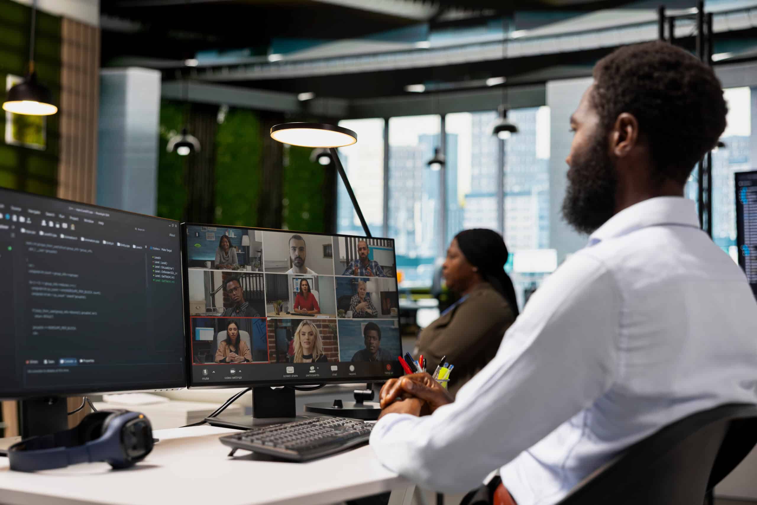 Remote team collaboration for hybrid offshore and US-based dedicated teams.