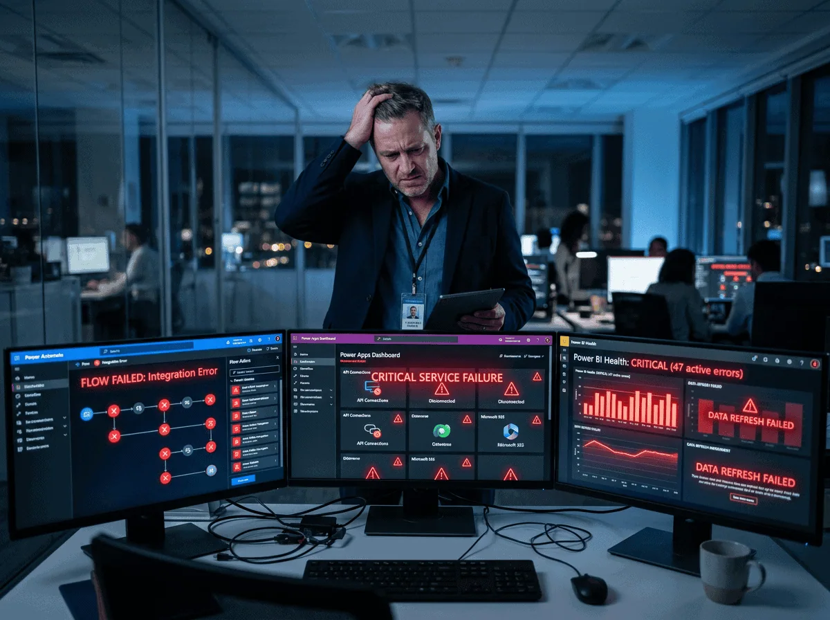 Power Platform Troubleshooting in Large Organizations | i3solutions Power Platform failure analysis and troubleshooting in enterprise environments.
