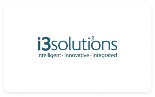 i3solutions Logo for Microsoft Modernization | i3solutions I3solutions logo with tagline intelligent, innovative, integrated.