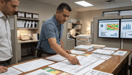IT Professionals Analyzing Data Reports | i3solutions Microsoft Technology Stack Evaluation