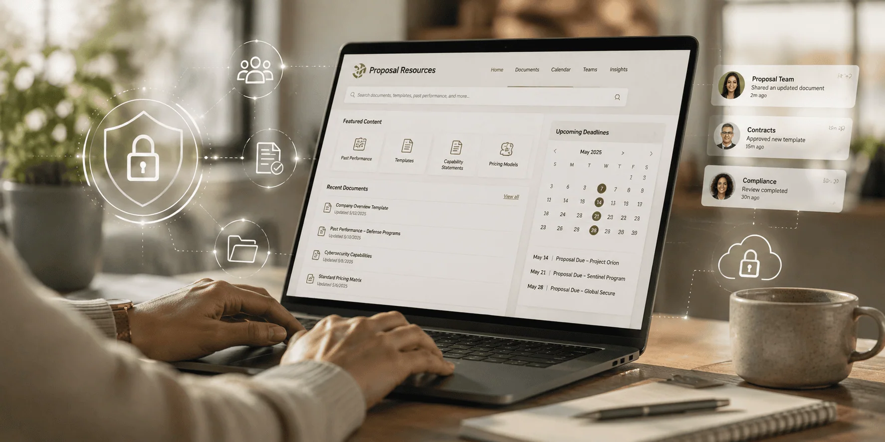Business Professional Reviewing Proposal Documents | i3solutions Business professional reviewing proposal documents on a laptop in an office setting.