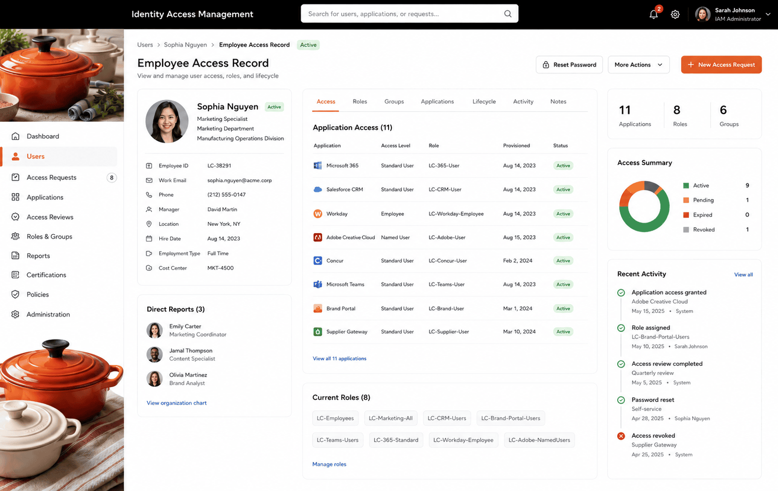 Screenshot of the Entra ID account provisioning dashboard